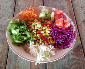 Trio samurai poke salad